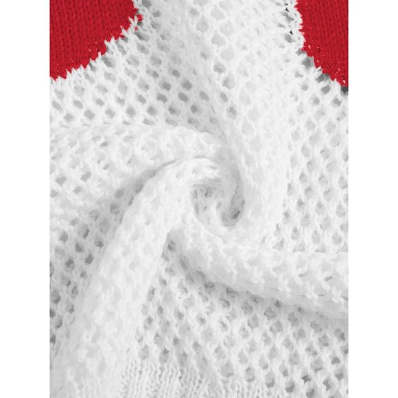 Plus Size Jersey Shirt Lightweight Knit Pullover Sheer V Neck Collared Tops - Picture 6 of 7